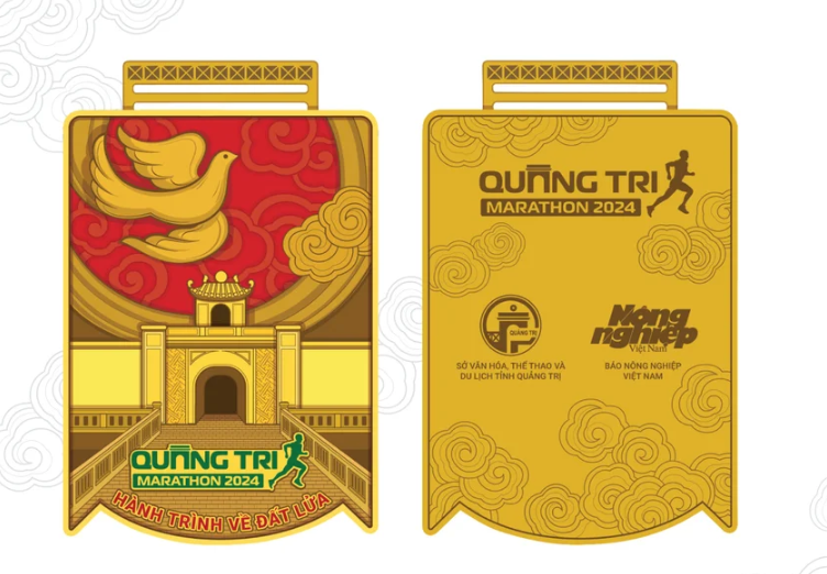 Quảng Trị Marathon 2024 ra mắt huy chương và áo đấu