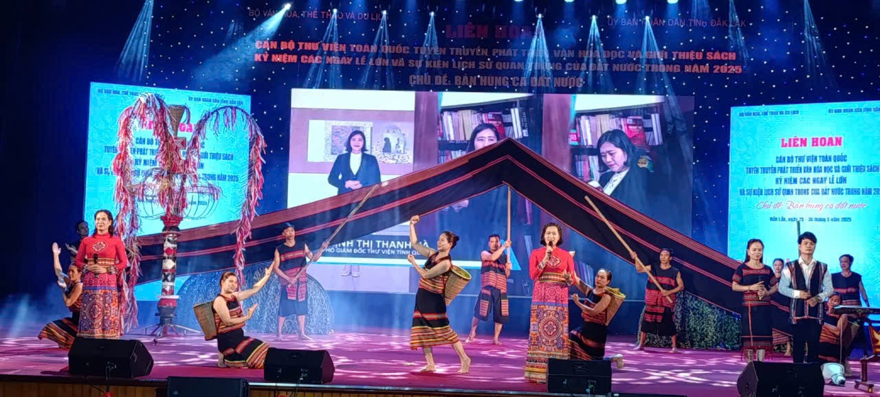 Thư viện tỉnh Quảng Trị đạt giải xuất sắc tại Liên hoan Cán bộ Thư viện toàn quốc năm 2025 tại Đăk...